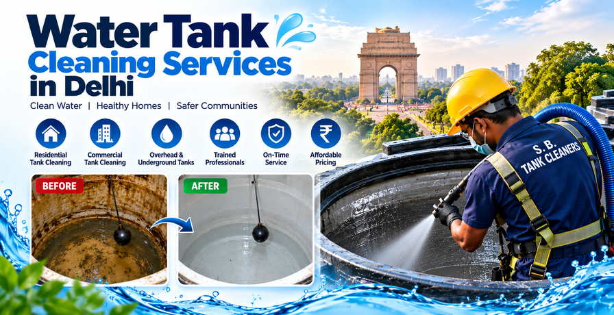 Water Tank Cleaning Services in Delhi